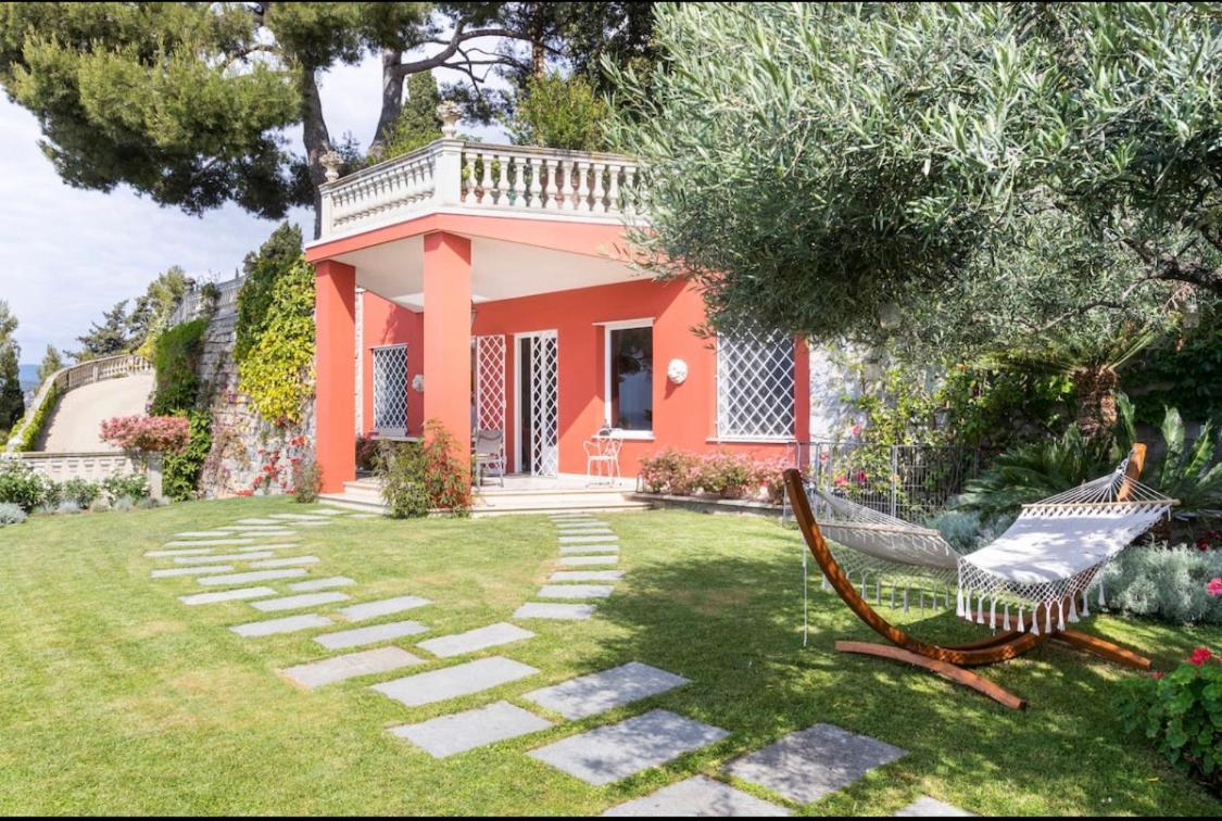 Sea View Suite Apartment In Historic Villa, Exclusive Experience Imperia Exteriör bild